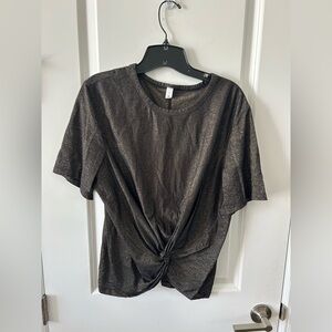 lululemon athletica Charcoal Twist Tee